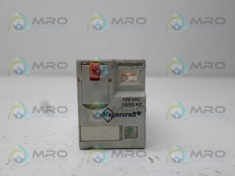 MAGNECRAFT 782XDX2M4L RELAY 120VAC  UNMP