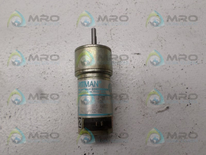 PITMAN GM8712-17 GEARMOTOR *USED*