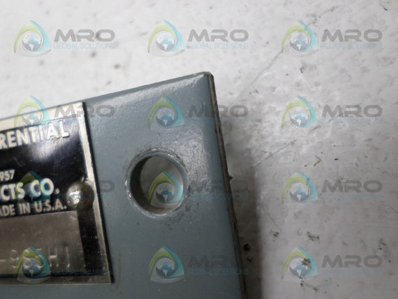MOORE 62VNA 12431-9S5HI CONSTANT DIFFERENTIAL RELAY *USED*