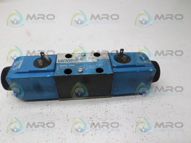VICKERS F6-DG4V-3-8C3-VM-U-DJH7-60-EN627 DIRECTIONAL SOLENOID VALVE *USED*
