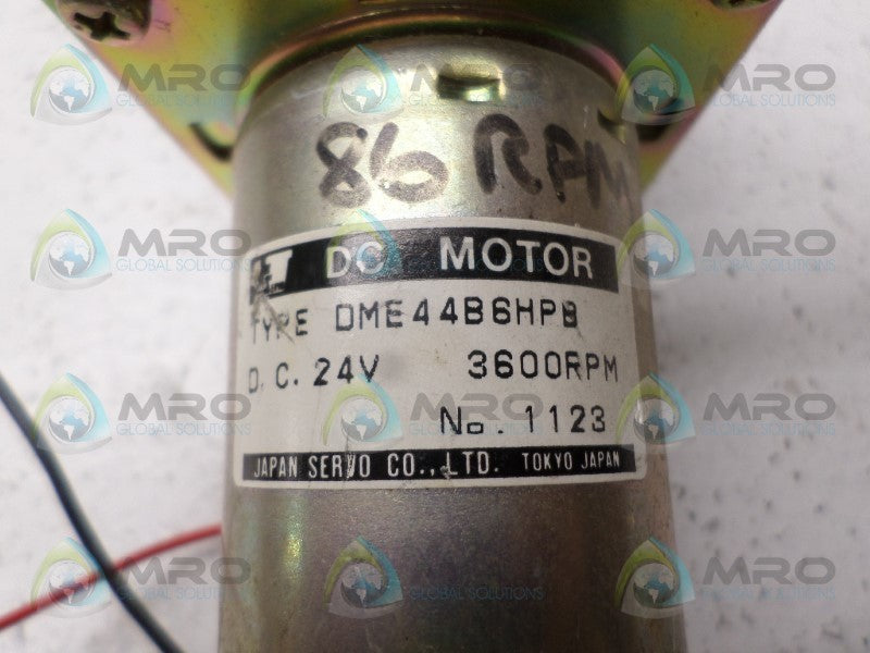 JAPAN SERVO DME44B6HPB DC MOTOR *NEW NO BOX*