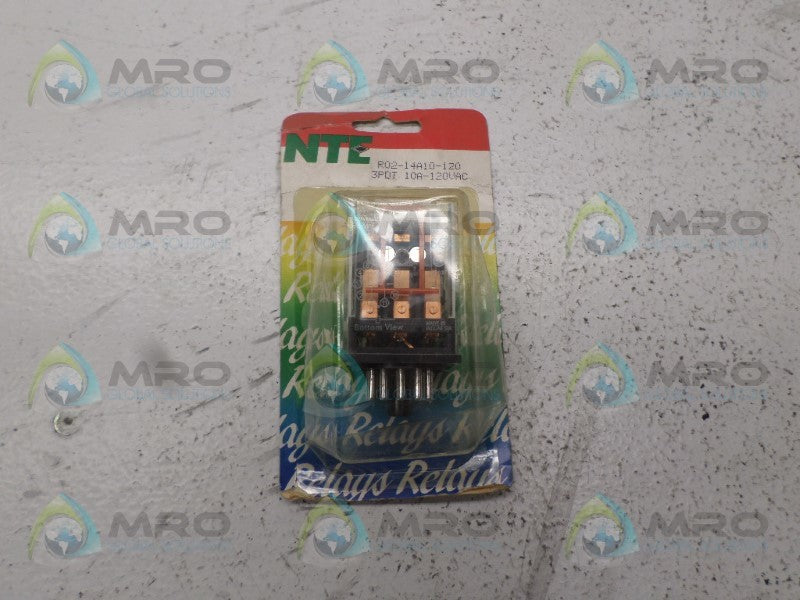NTE R02-14A10-120 RELAY 120V *NEW IN ORIGINAL PACKAGE*