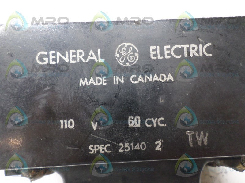 GENERAL ELECTRIC 25140 COIL 110V  UNMP