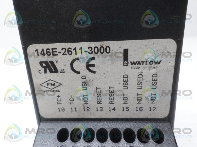WATLOW 146E-2611-3000 TEMPERATURE CONTROLLER 32/1112F 0/600C  UNMP