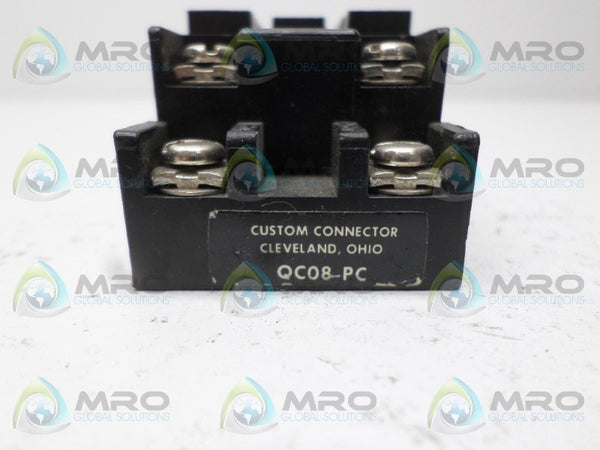 CUSTOM CONNECTORS QC08-PC RELAY SOCKET  UNMP