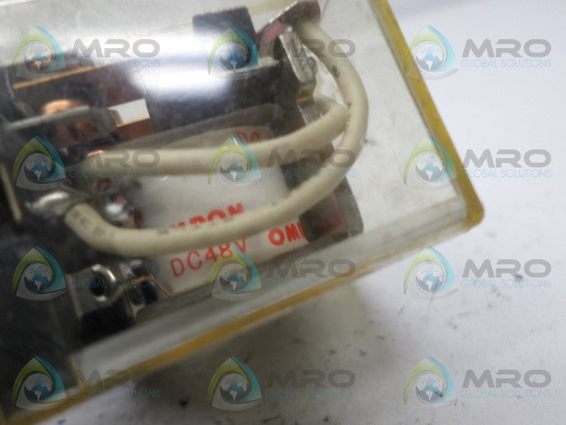OMRON LY4 RELAY 48VDC *USED*