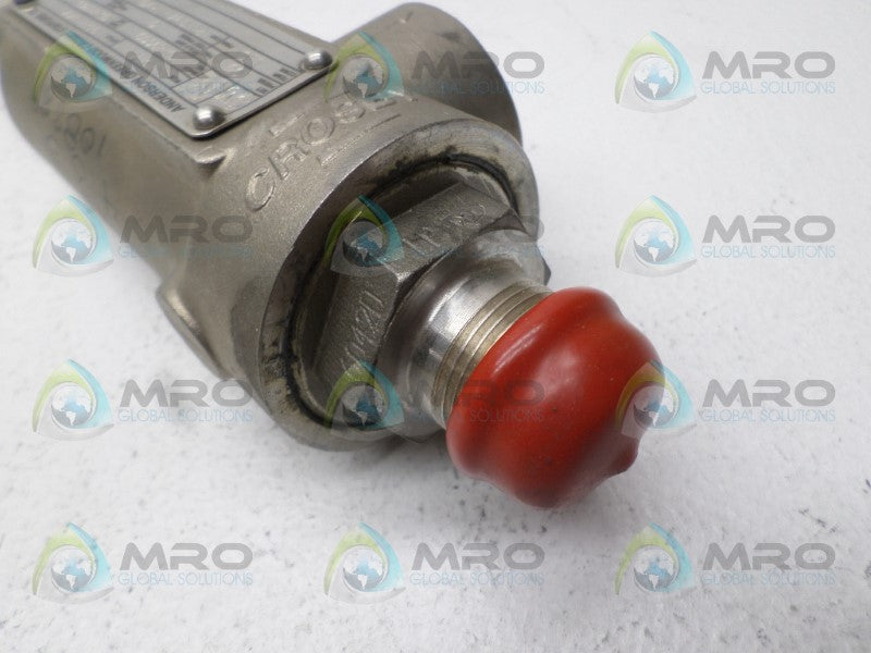 ANDERSON GREENWOOD 951111MA SAFETY RELIEF VALVE 0.75" x 1" *NEW NO BOX*