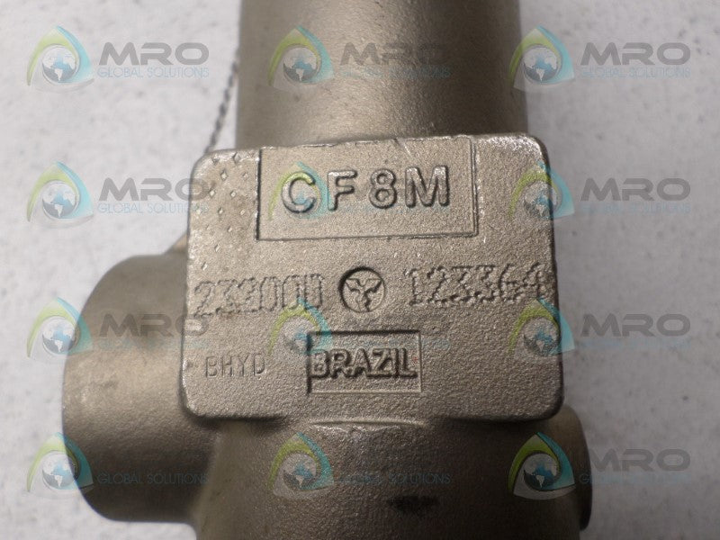 ANDERSON GREENWOOD 951111MA SAFETY RELIEF VALVE 0.75" x 1" *NEW NO BOX*
