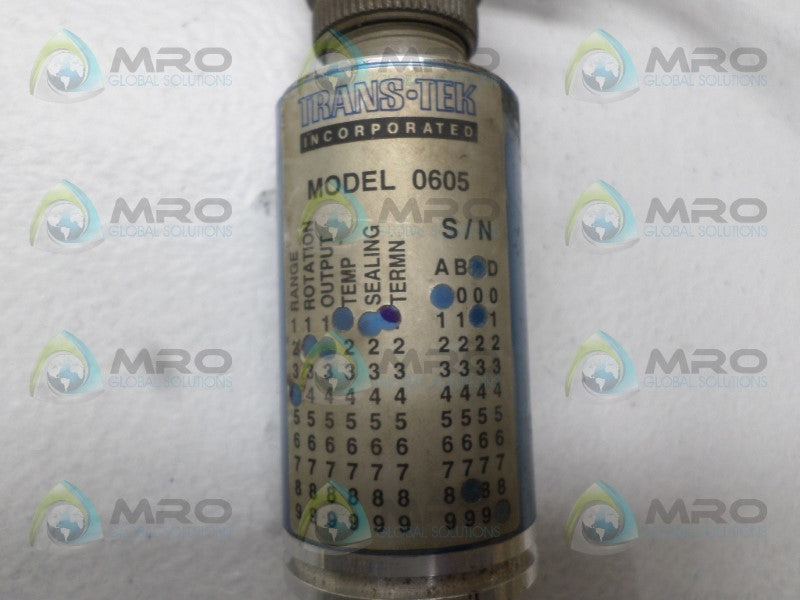 TRANS-TEK 0605-S-422111 ENCODER  UNMP