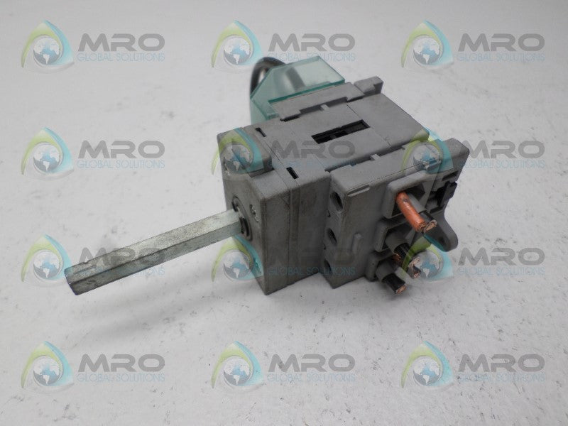SIEMENS 3LD2244-0TK53 ROTARY SWITCH  UNMP