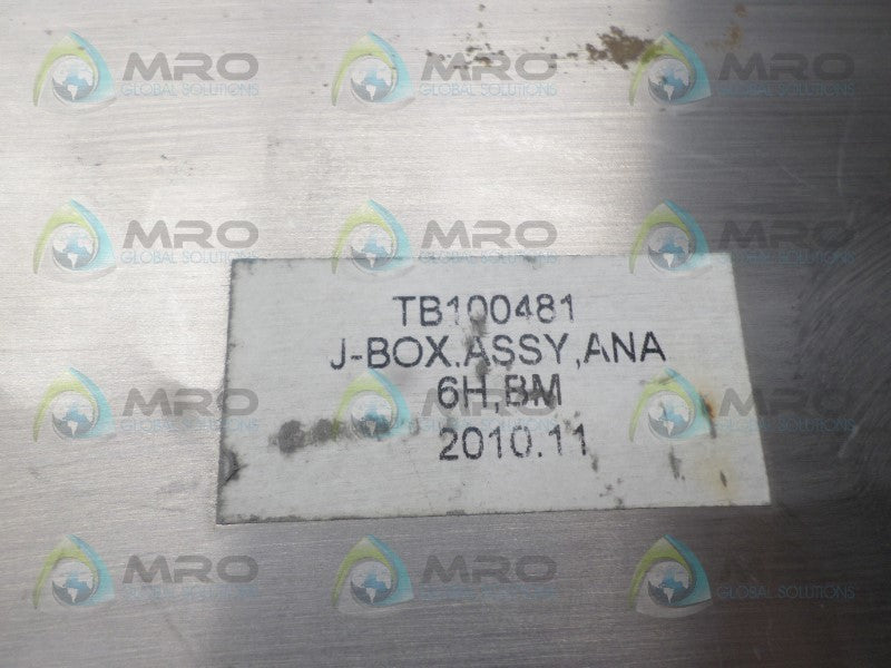 METTLER TOLEDO TB100481 JUNCTION BOX *USED*