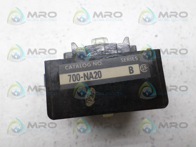 ALLEN BRADLEY 700-NA20 SER. B FRONT DECK ASSEMBLY *USED*