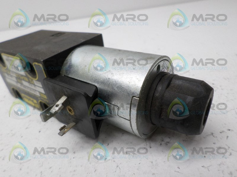 PARKER D1VW020BNJP SOLENOID VALVE *USED*