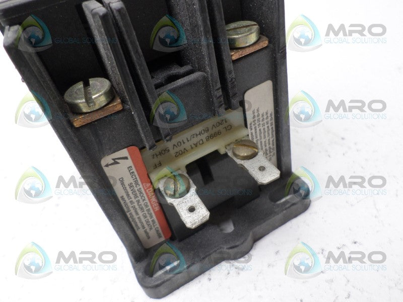 SQUARE D 8910-DPA32 CONTACTOR 110/120V *USED*