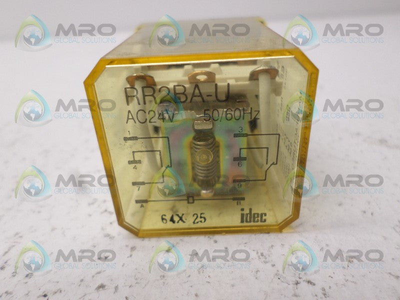 IDEC RR2BA-U RELAY 24VAC *USED*