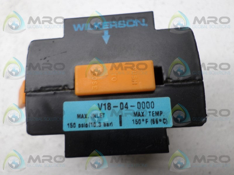 WILKERSON V18-04-0000 LOCKOUT VALVE *NEW NO BOX*