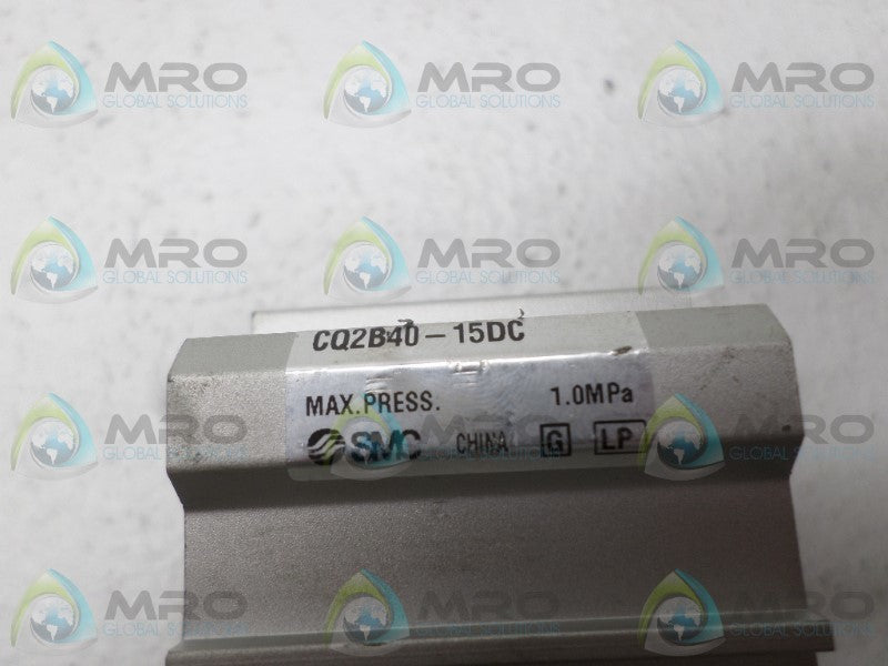 SMC CQ2B40-15DC COMPACT CYLINDER *NEW NO BOX*