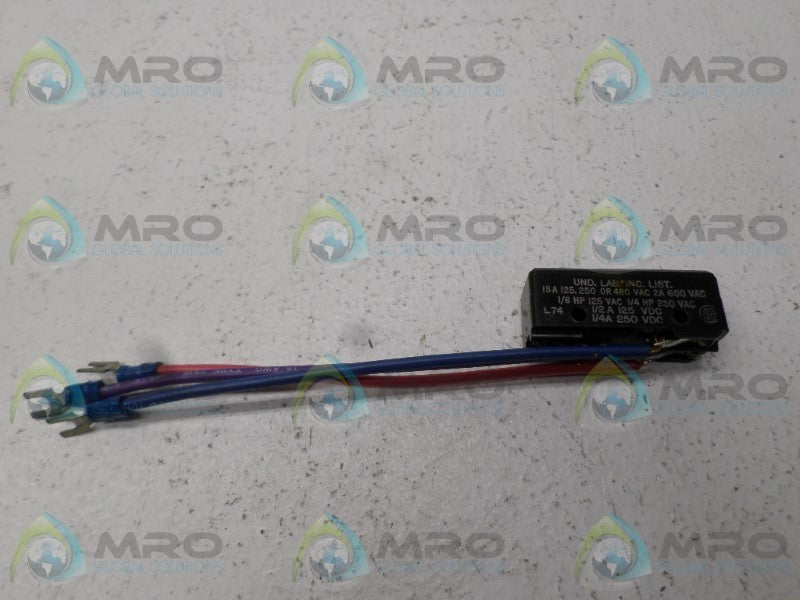 MICRO SWITCH BZ-2R LIMIT SWITCH  UNMP