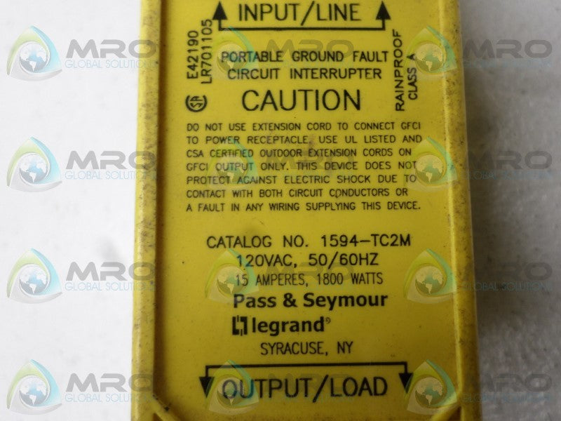 PASS & SEYMOUR 1594-TC2M CONNECTOR  UNMP