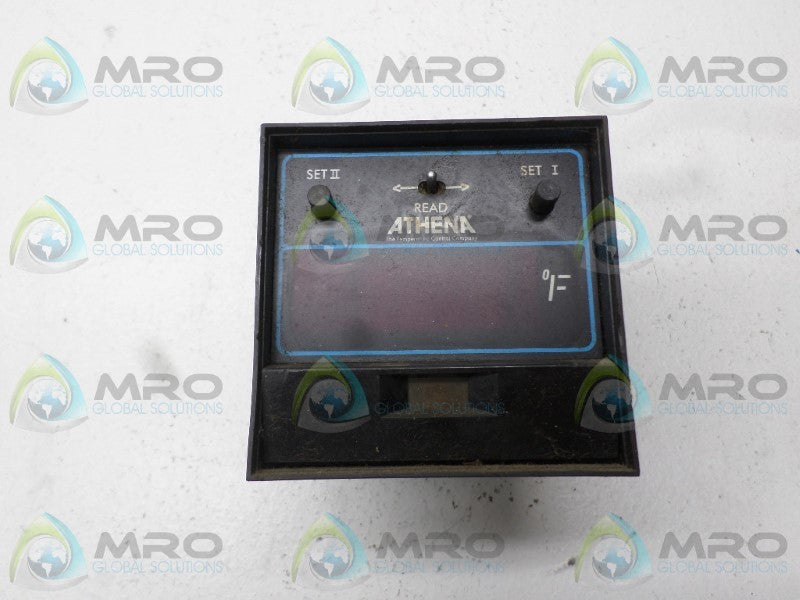 ATHENA 4000-02F TEMPERATURE CONTROLLER (AS PICTURED)  UNMP