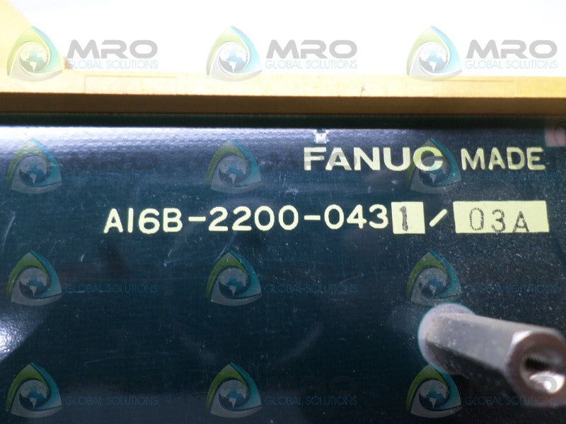 FANUC A16B-2200-0431/03A REMOTE I/O MOTHERBOARD *USED*