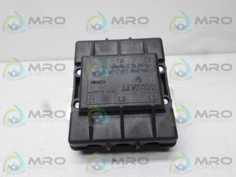 LEVITON MS603 MOTOR STARTER *NEW NO BOX*
