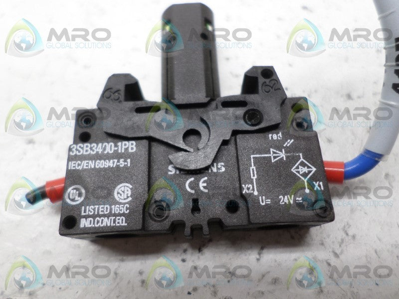 SIEMENS 3SB3400-1PB LAMP HOLDER  UNMP
