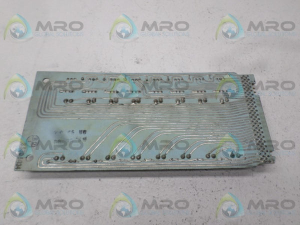 ADVANTAGE ELECTRONICS 35305034 RELAY BOARD  UNMP
