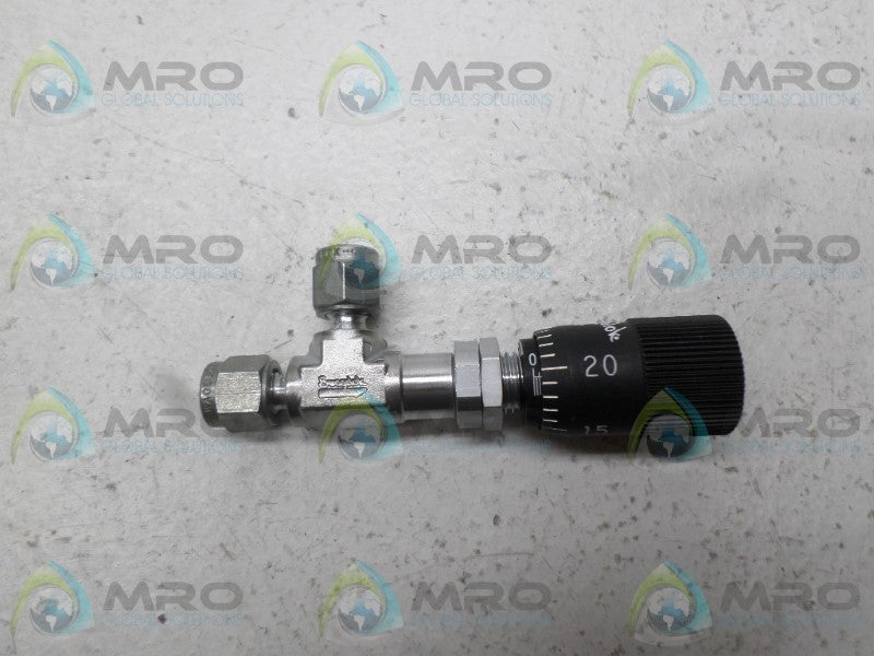 SWAGELOK B-SS3MM-A-VH-VI JW0853006 VALVE *NEW NO BOX*