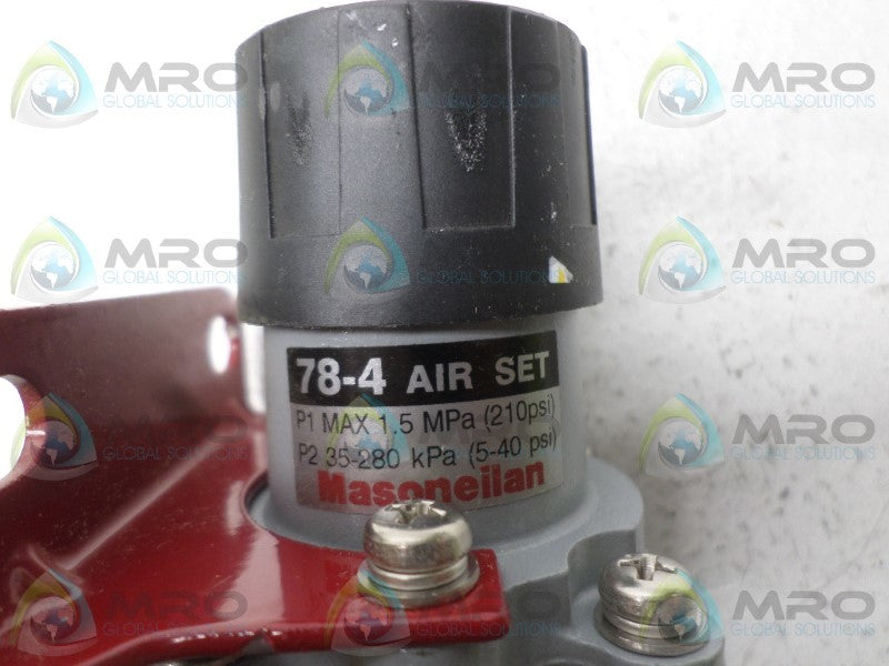 MASONEILAN 78-4 PNEUMATIC REGULATOR *NEW NO BOX*