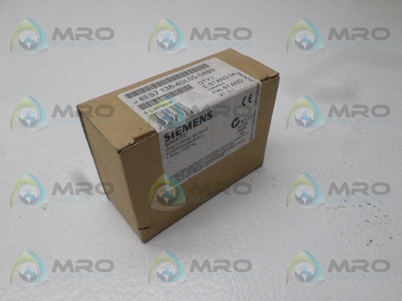SIEMENS 6ES7138-4DL00-0AB0 POSITIONING MODULE *FACTORY SEALED*
