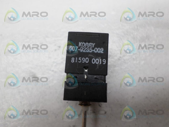 KORRY 607-9235-002 SWITCH * NEW NO BOX *