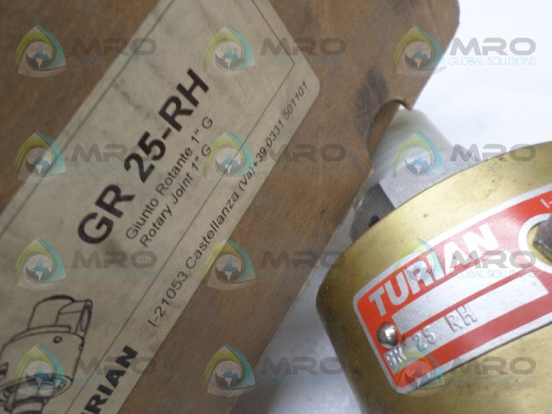 TURIAN GR25RH ROTARY JOINT *NEW IN BOX*