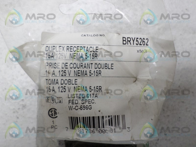 BRYANT BRY5262 RECEPTACLE  NSMP