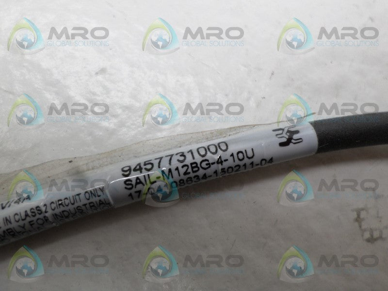 WEIDMULLER 9457731000 SAIL-M12BG-4-10U CABLE CONNECTOR *NEW NO BOX*