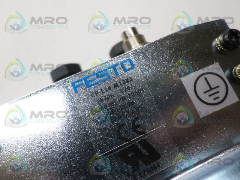 FESTO CP-E16-M12X2 INPUT MODULE *NEW NO BOX*