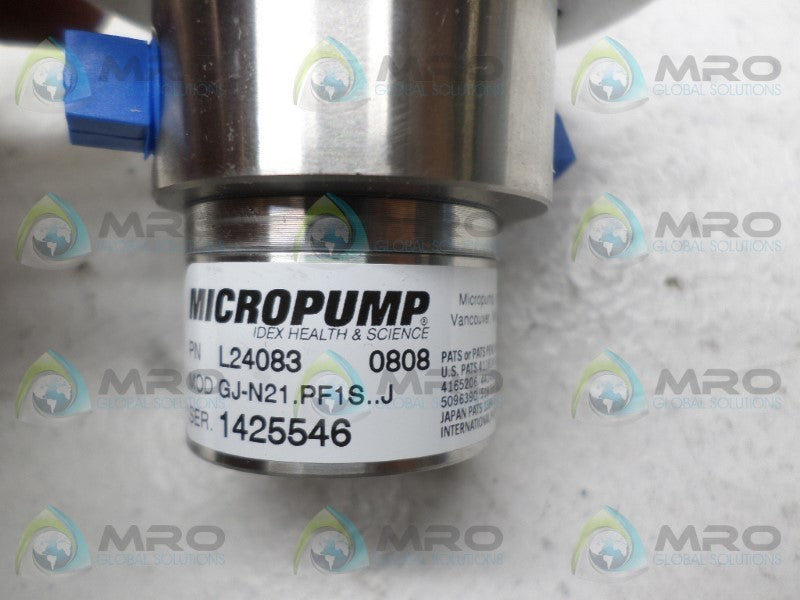 MICROPUMP L24083 GEAR PUMP HEAD *NEW NO BOX*