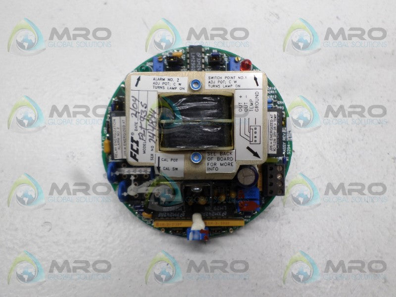 FLUID COMPONENTS 5294-A1A FLOW ELEMENT CONTROL BOARD *NEW NO BOX*