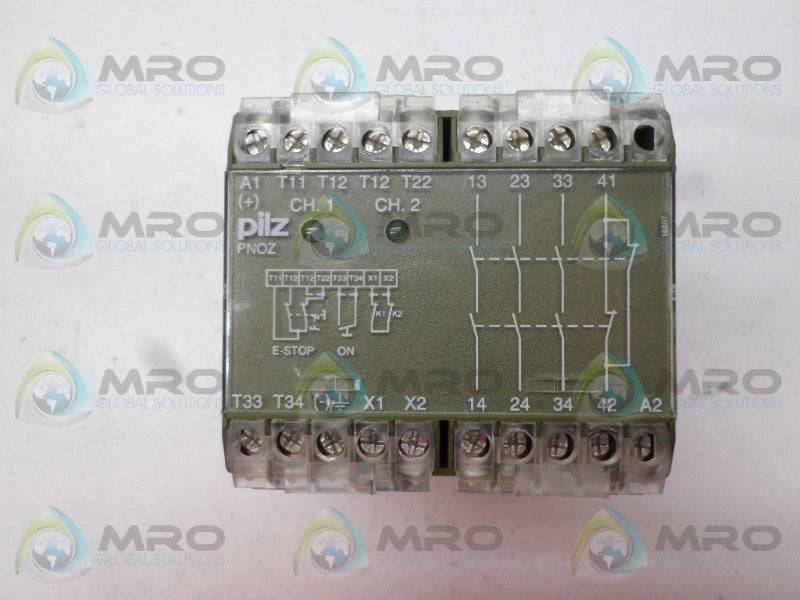 PILZ PNOZ230VAC3S1O 474650 SAFETY RELAY 230VAC *NEW NO BOX*