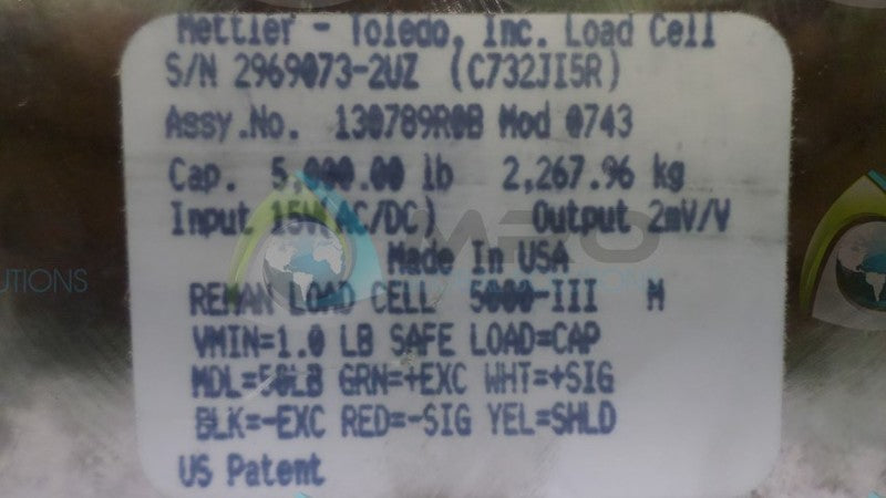 METTLER TOLEDO 130789R0B REMAN