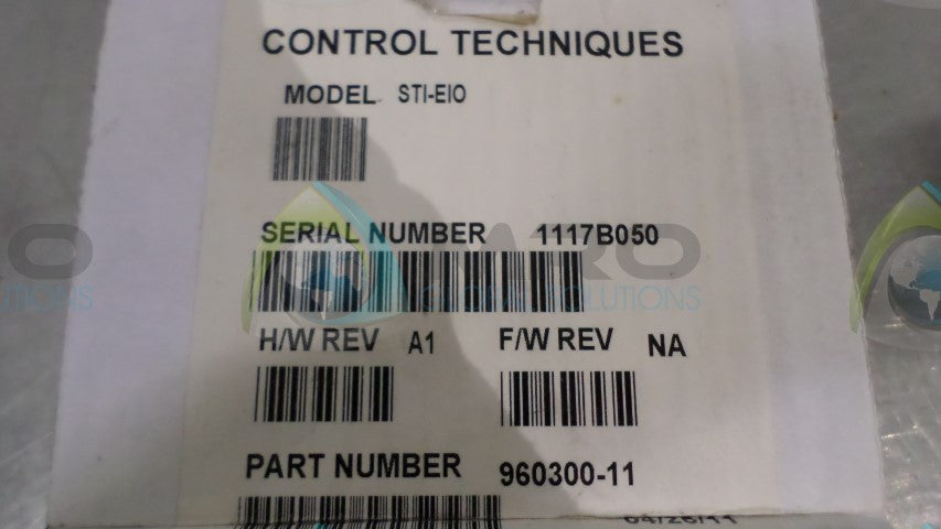 CONTROL TECHNIQUES 960300-11 PLUGS *NEW IN BOX*