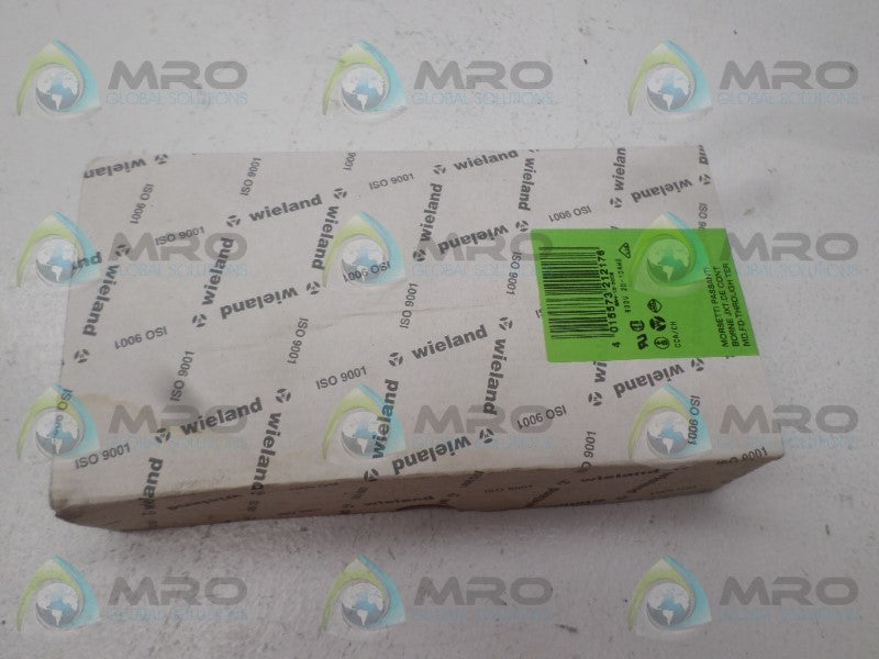 WIELAND WK4/U 57.504.0053.0 TERMINAL BLOCK (PKG OF 100) *FACTORY SEALED*