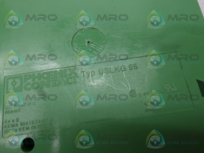 PHOENIX CONTACT USLKG95 GROUNDING TERMINAL BLOCK *NEW NO BOX*