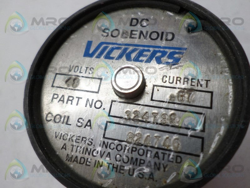 VICKERS 324739 SOLENOID VALVE  NSNP