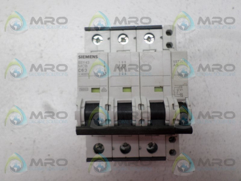 SIEMENS 5SY4363-7 CIRCUIT BREAKER 63A *USED*