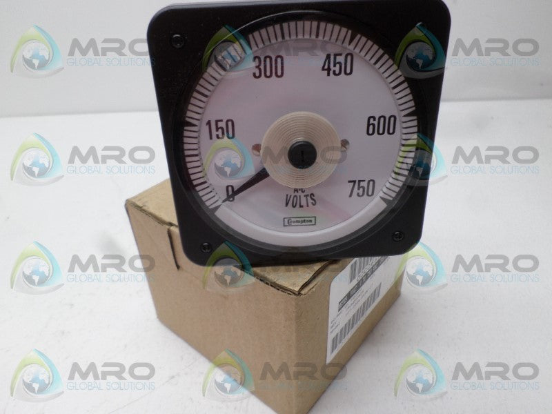 CROMPTON 007-05GA-PZSM-C7 VOLTMETER 0-750VAC  NSMP