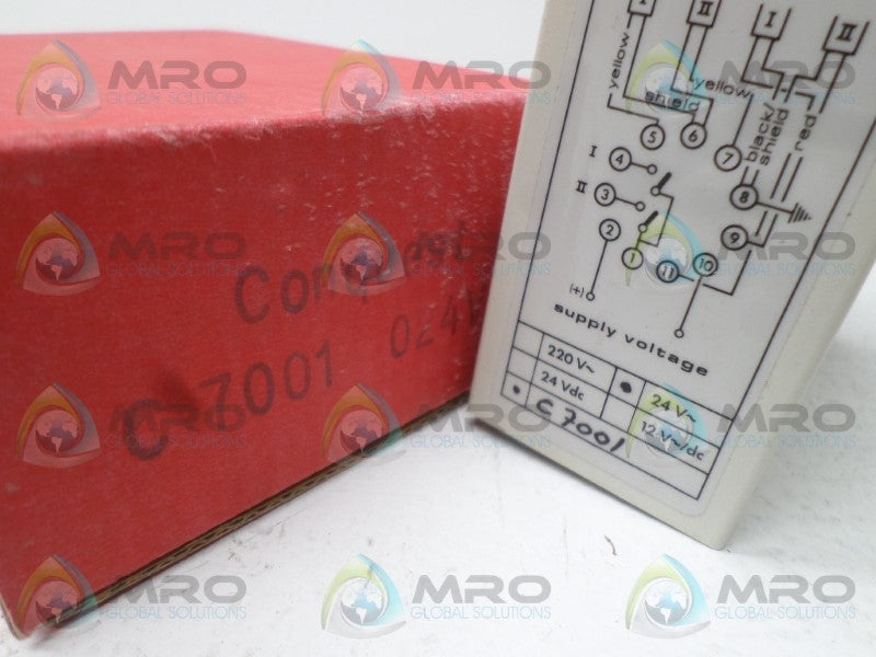 CONQUEST C7001 RELAY 24VDC *NEW IN BOX*