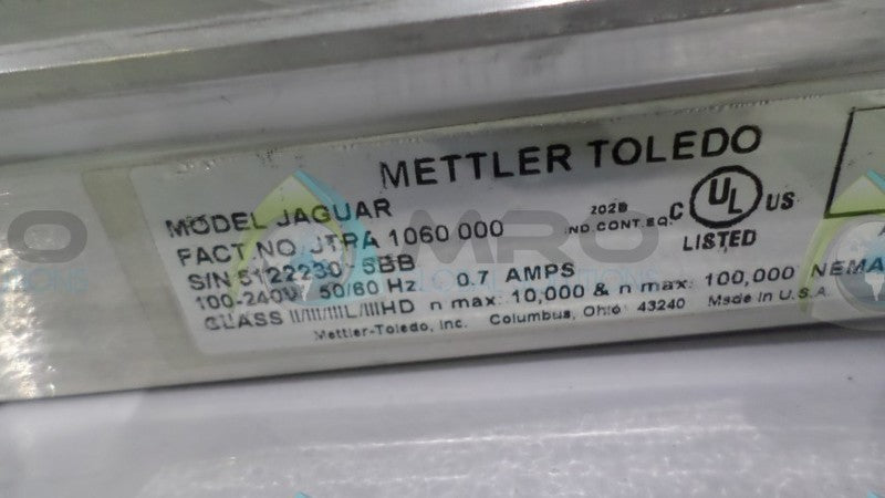 METTLER TOLEDO JAGUAR INTERGRATOR CONTROL *USED*