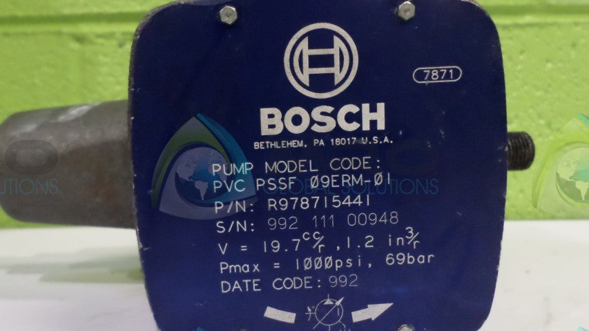 BOSCH R978715441 PUMP *USED*