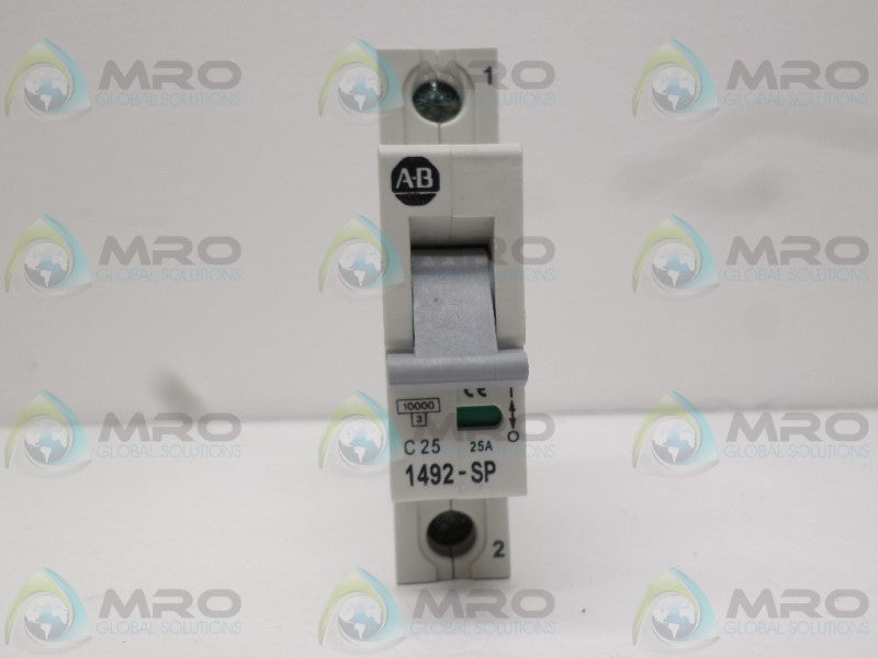 ALLEN BRADLEY 1492-SP1C250 SER. C CIRCUIT BREAKER 25A *NEW NO BOX*